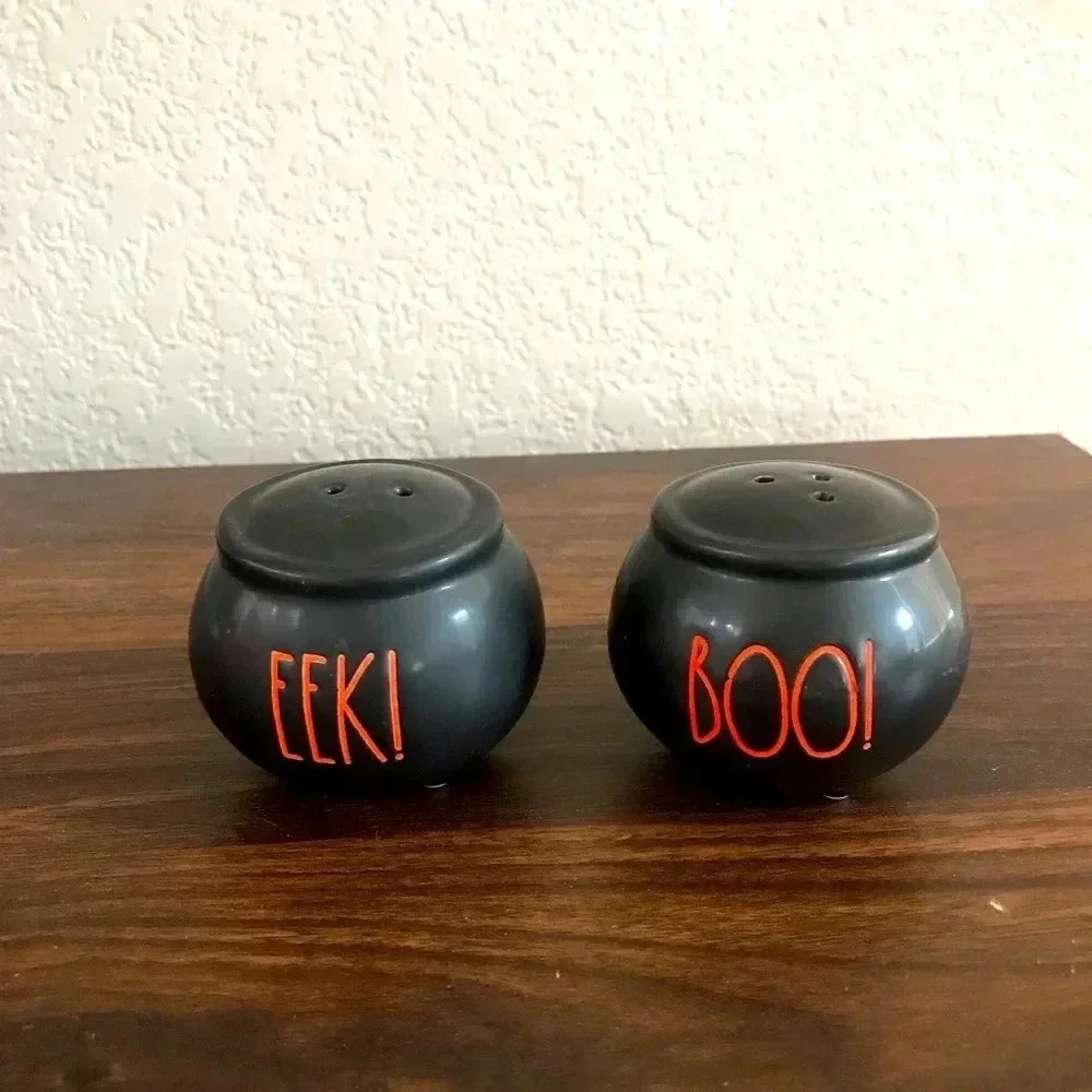 Rae Dunn Eek & Boo Salt & Pepper